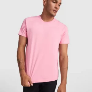 Camiseta ROLY 6550 Braco unisex de algodón 180 g manga corta ROSA CHICLE