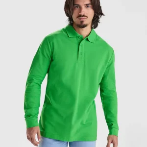 Polo Manga Larga Hombre ESTRELLA L/S 6635 piqué personalizable